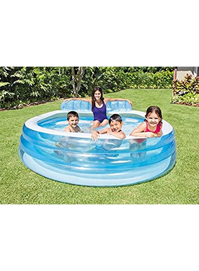 INTEX Swim Centre Family Lounge Pool 224x216x76cm - Image 3