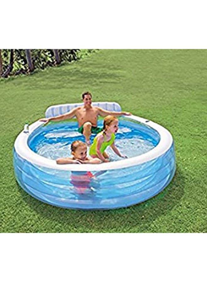 INTEX Swim Centre Family Lounge Pool 224x216x76cm - Image 5