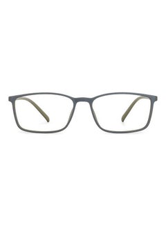 Zero Power Bluecut & Antiglare Rectangular Shape Computer Eyeglasses LB E13527 - Lens Size: 53mm - Grey