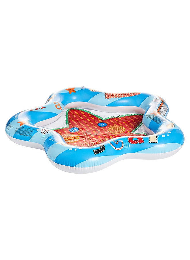 INTEX Star Shaped Baby Inflatable Foldable Portable Lightweight Swimming Pool 102x99x13cm  - Image 2