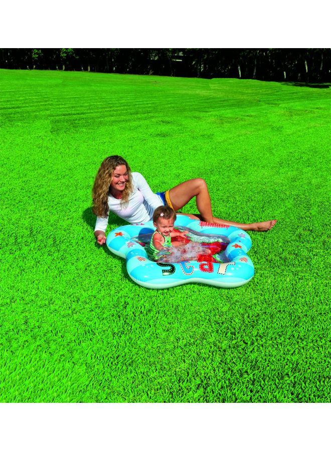 INTEX Star Shaped Baby Inflatable Foldable Portable Lightweight Swimming Pool 102x99x13cm  - Image 5
