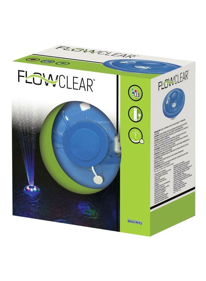 Bestway - Attractive Flowclear Led Floating Swimming Pool Fountain With Colourful Lights 12x20.5x20.5cm 12x20.5x20.5cm - Image 1