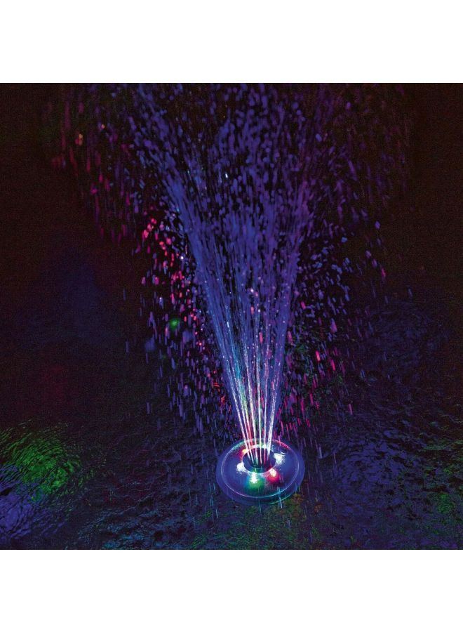 Bestway - Attractive Flowclear Led Floating Swimming Pool Fountain With Colourful Lights 12x20.5x20.5cm 12x20.5x20.5cm - Image 1