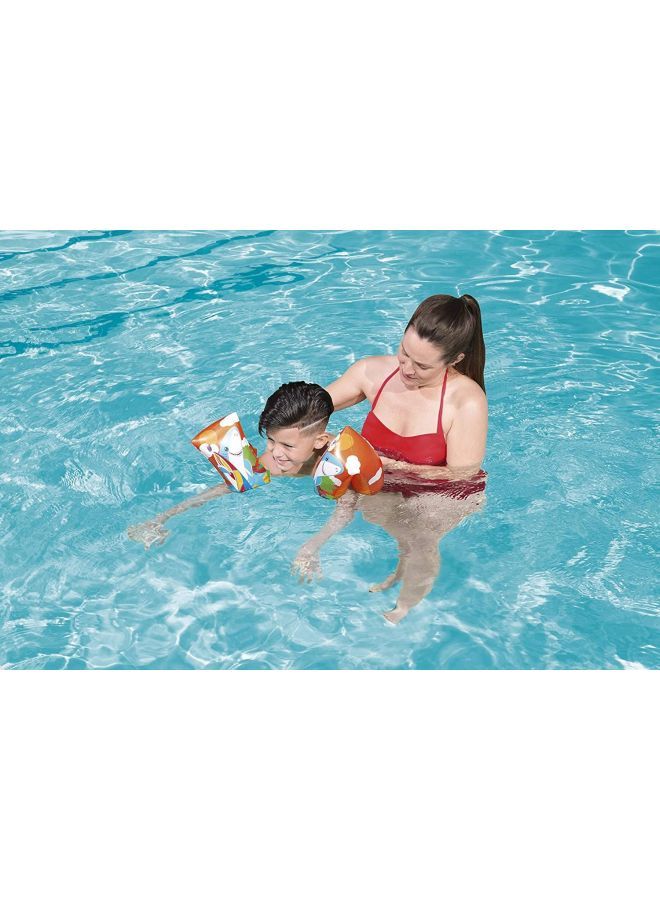 Bestway Shark-Printed Inflatable Armfloats 15x30cm - Image 3