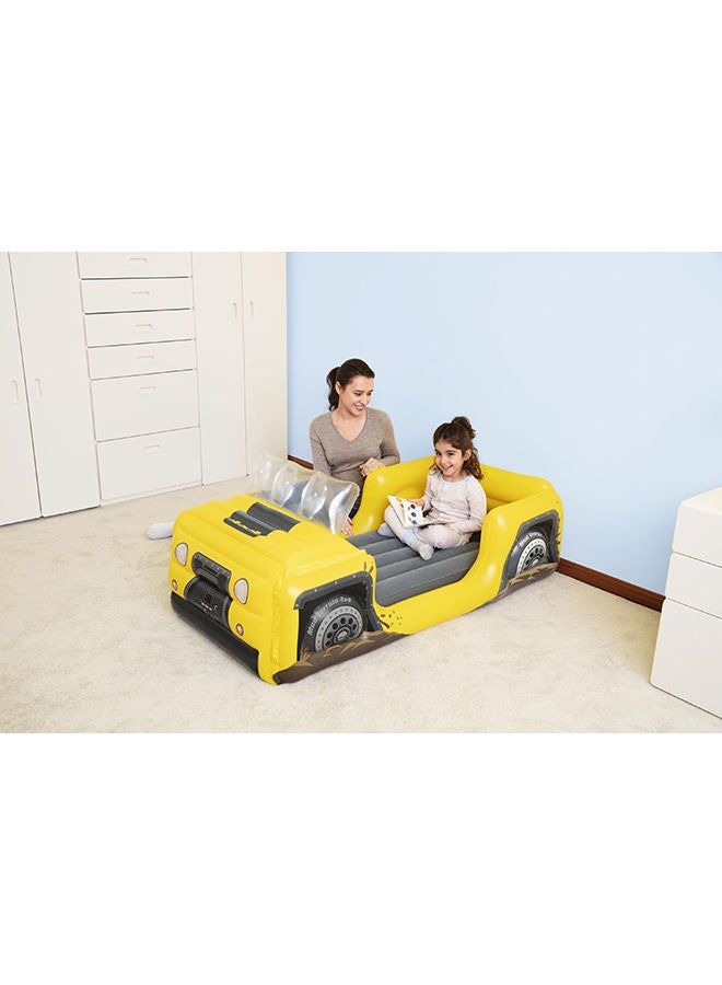 بست واي سرير هوائي دريم شازر - أصفر أصفر 160x84x62سم - Image 4