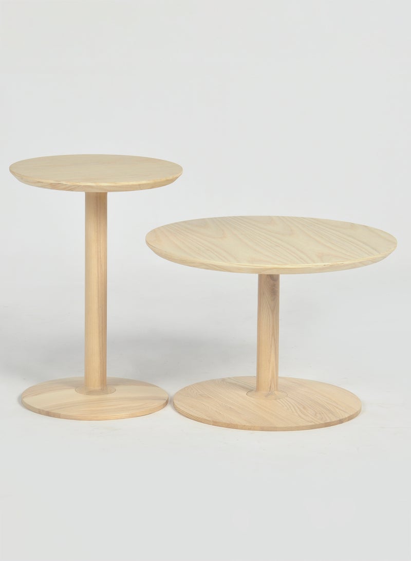 Switch - Side Table - Used Next To Sofa As Coffee Corner - Natural 38*38*53cm - Image 1