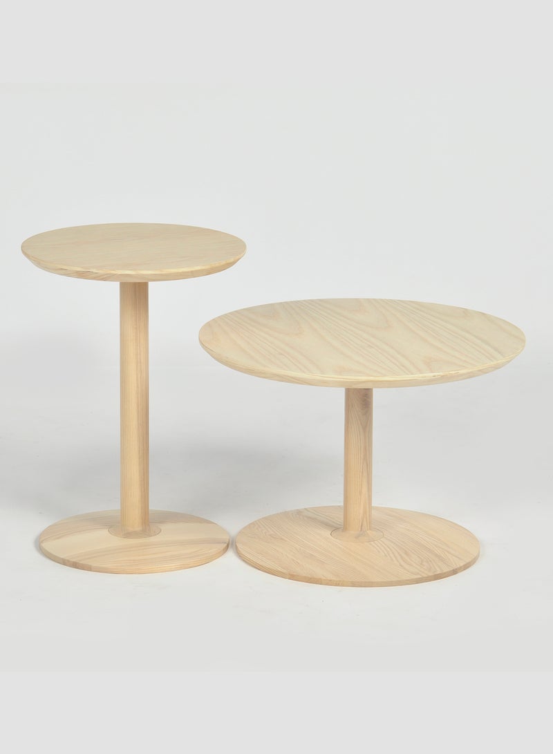 Switch - Side Table - Used Next To Sofa As Coffee Corner - Natural 38*38*53cm - Image 1