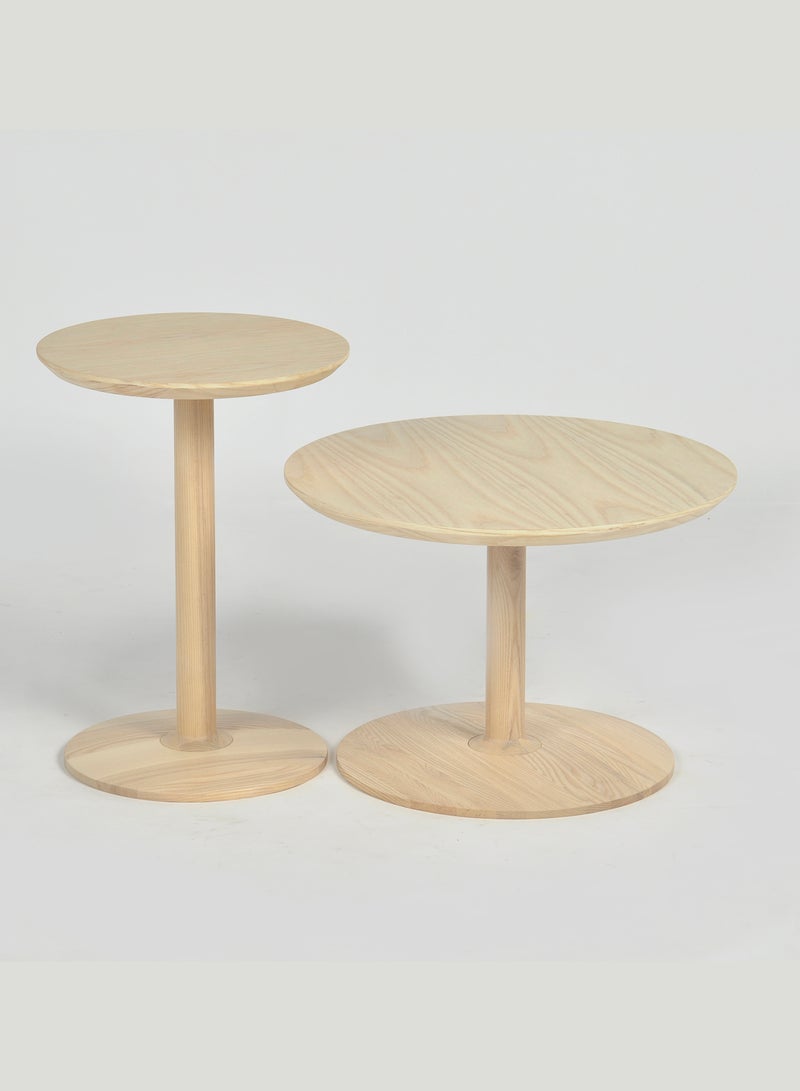 Switch - Side Table - Used Next To Sofa As Coffee Corner - Natural 38*38*53cm - Image 1