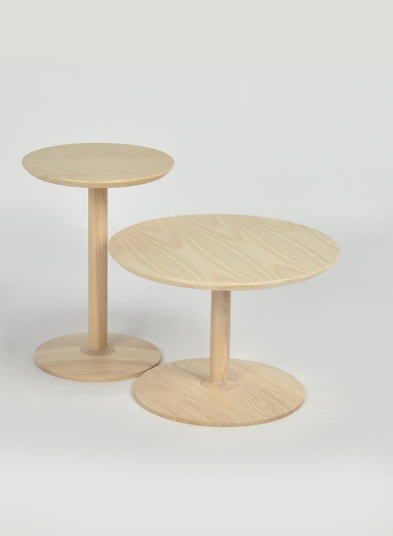Switch - Side Table - Used Next To Sofa As Coffee Corner - Natural 38*38*53cm - Image 1