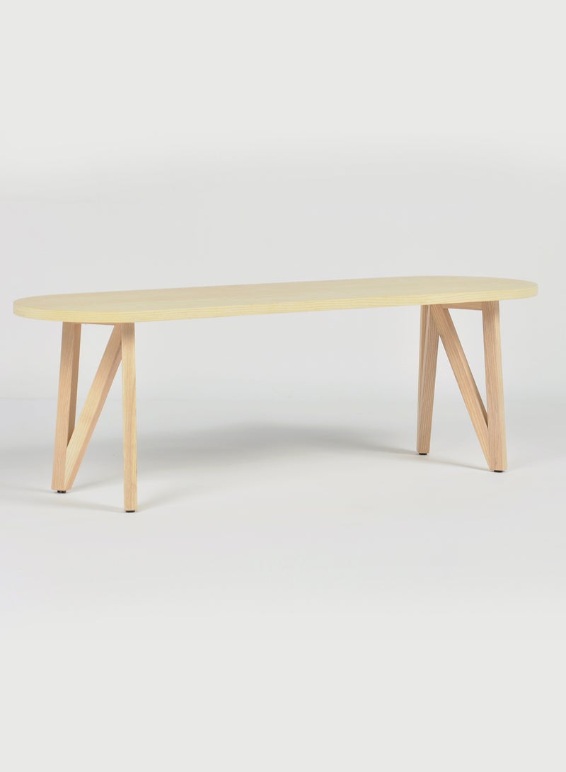 Dining Table - Modern Home Rectangular shape - Natural 140*42*45cm - v1653486651/N46621935A_2