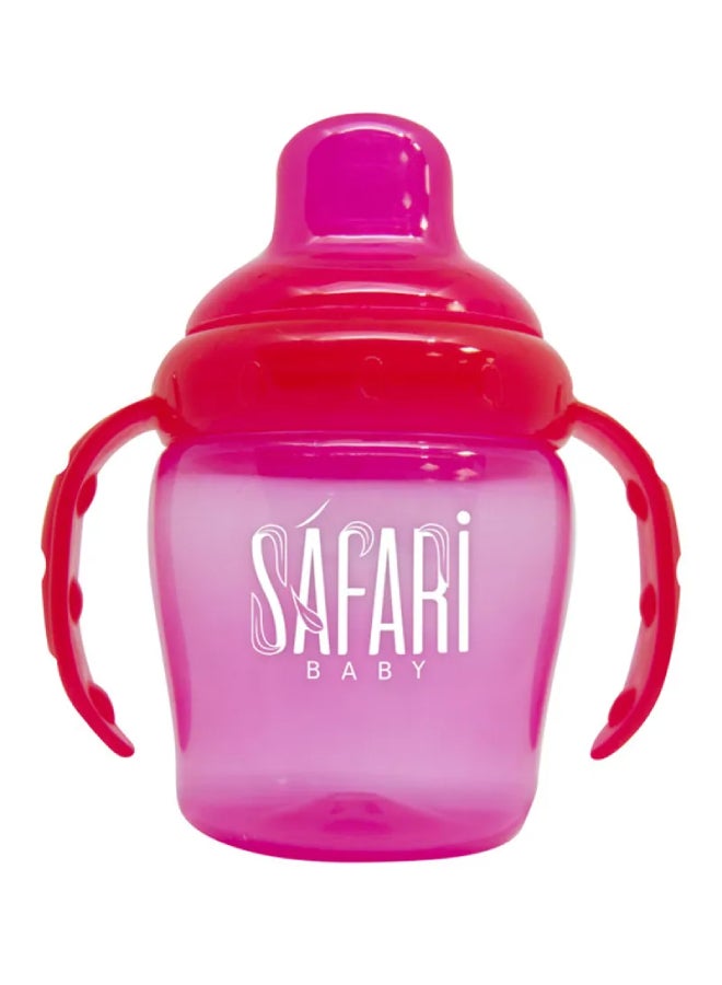 Safari Silicone Spout cup with handle 280ml 