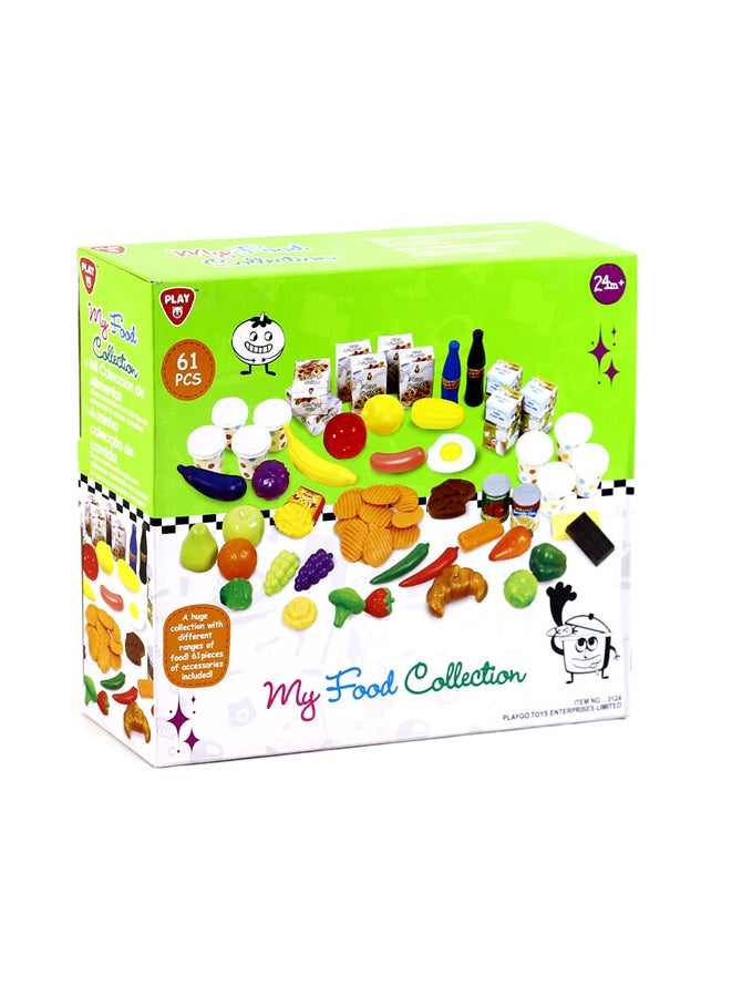 PLAYGO 61-Piece My Food Collection Set 3124 - Image 1