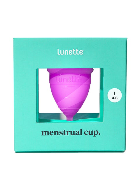 Reusable Menstrual Cup Model 1 for Light to Moderate Flow Violet 25ml