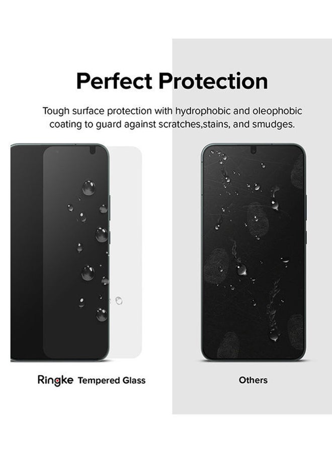 Ringke Tempered Glass [2 Pack] for Samsung Galaxy S22 Plus Screen Protector, Invisible Defender HD Quality, Anti-Scratch Technology Clear - Image 5