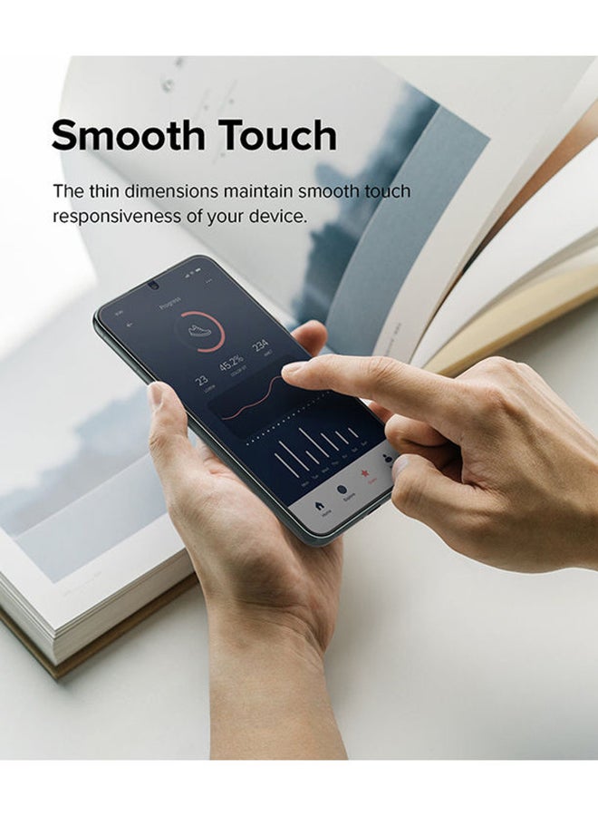 Ringke Tempered Glass [2 Pack] for Samsung Galaxy S22 Plus Screen Protector, Invisible Defender HD Quality, Anti-Scratch Technology Clear - Image 4