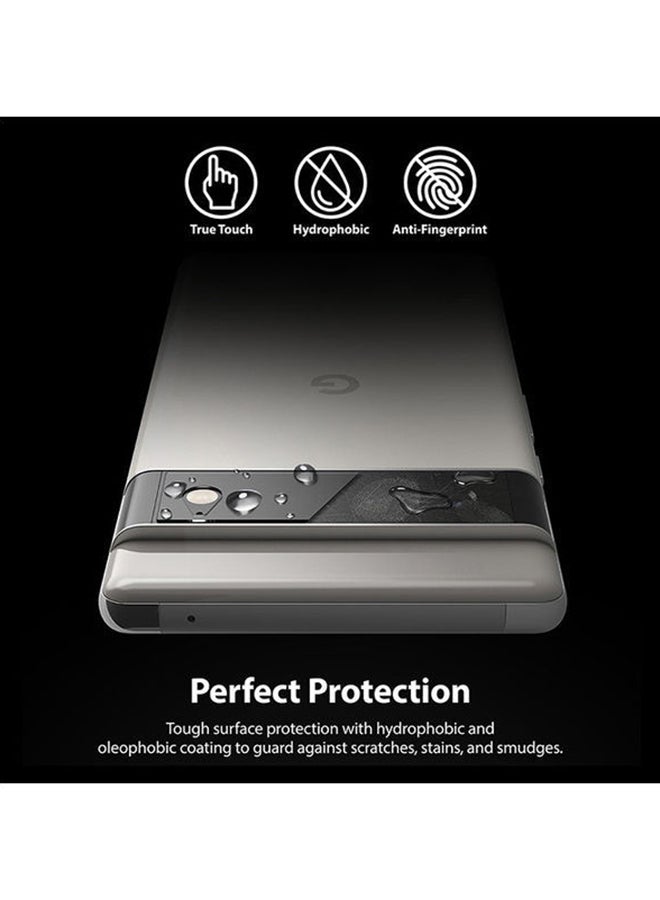 Ringke Glass Camera Protector  [3 Pack] for Google Pixel 6 Pro Lens Protector, Ultra-Thin, Case-Friendly Full-Cover - Clear - Image 2