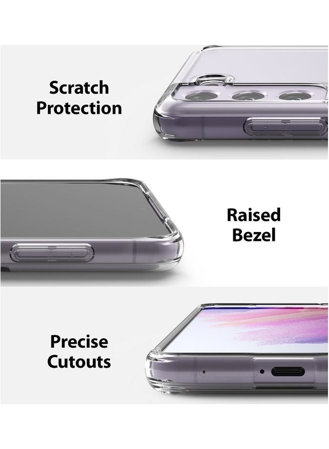 Ringke Fusion Shockproof Bumper Cover, Rugged Protective Phone Cover Compatible With Samsung Galaxy S21 FE 5G Clear - Image 5