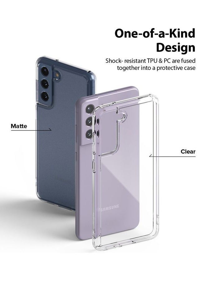 Ringke Fusion Shockproof Bumper Cover, Rugged Protective Phone Cover Compatible With Samsung Galaxy S21 FE 5G Clear - Image 3