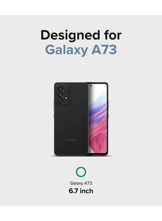 Ringke Fusion Compatible with Samsung Galaxy A73 5G (2022) Case, Anti-Fingerprint Frosted Hard Back Shockproof TPU Bumper Cover - Camo Black - Image 2