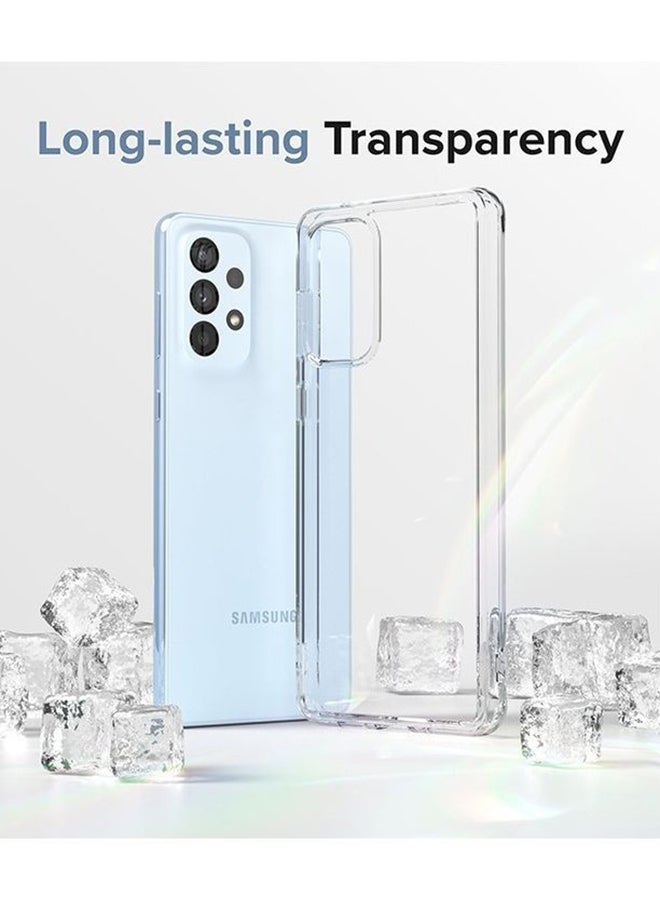 Fusion Compatible with Samsung Galaxy A73 5G (2022) Case Anti-Fingerprint Frosted Hard Back Shockproof TPU Bumper Cover - Clear - v1653544906/N53318789A_3