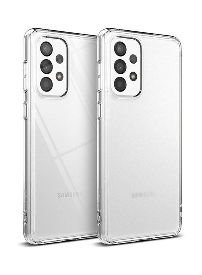 Ringke Fusion Compatible with Samsung Galaxy A33 5G Case, Transparent Thin Hard Back Shockproof TPU Bumper Cover - Clear - Image 1