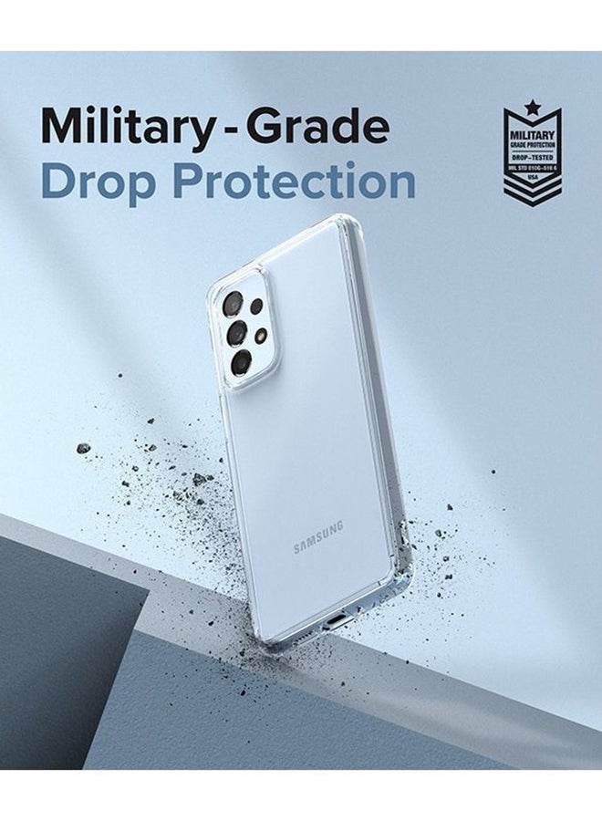 Fusion Compatible with Samsung Galaxy A73 5G (2022) Case Anti-Fingerprint Frosted Hard Back Shockproof TPU Bumper Cover - Clear - v1653544907/N53318789A_5