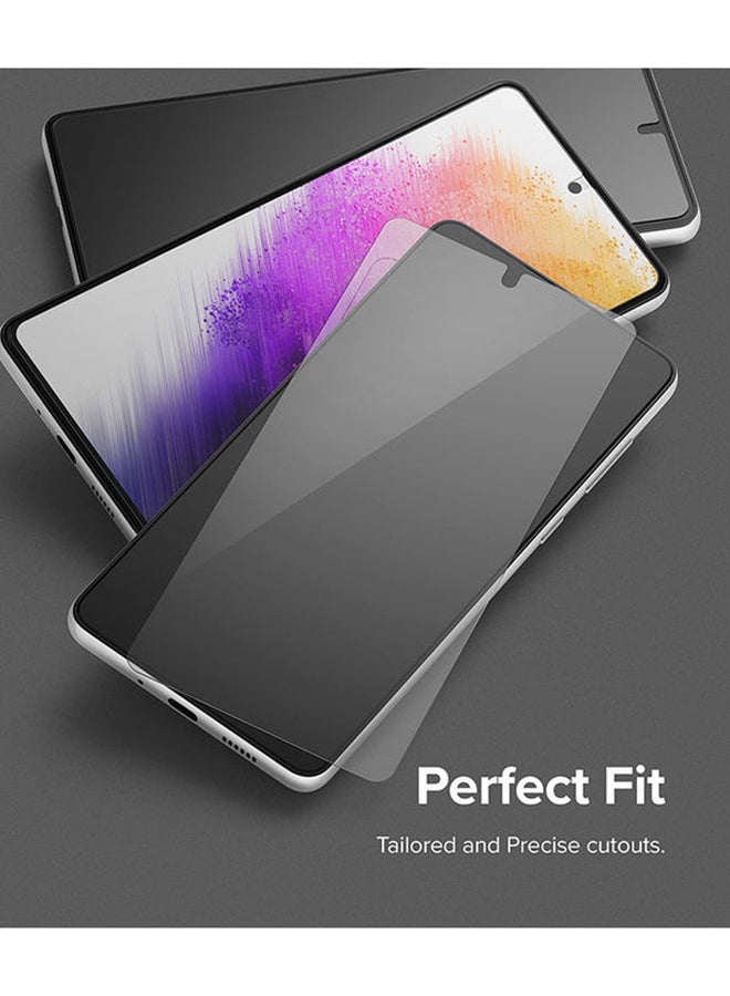 Ringke - Camera Lens Frame Glass Compatible with Samsung Galaxy S22 Ultra Galaxy S22 Ultra 5G, Anti-Scratch Tempered Glass Camera Lens Protector - Black - Image 1