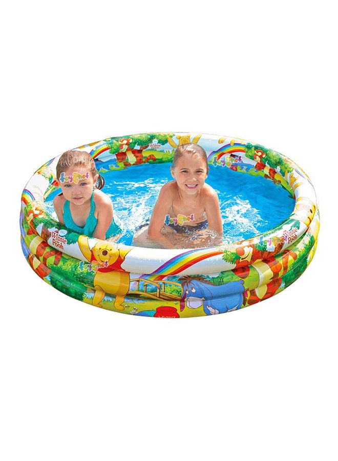 INTEX - 3-Ring Winnie The Pooh Pool 25.4x23.11x7.8cm - Image 1