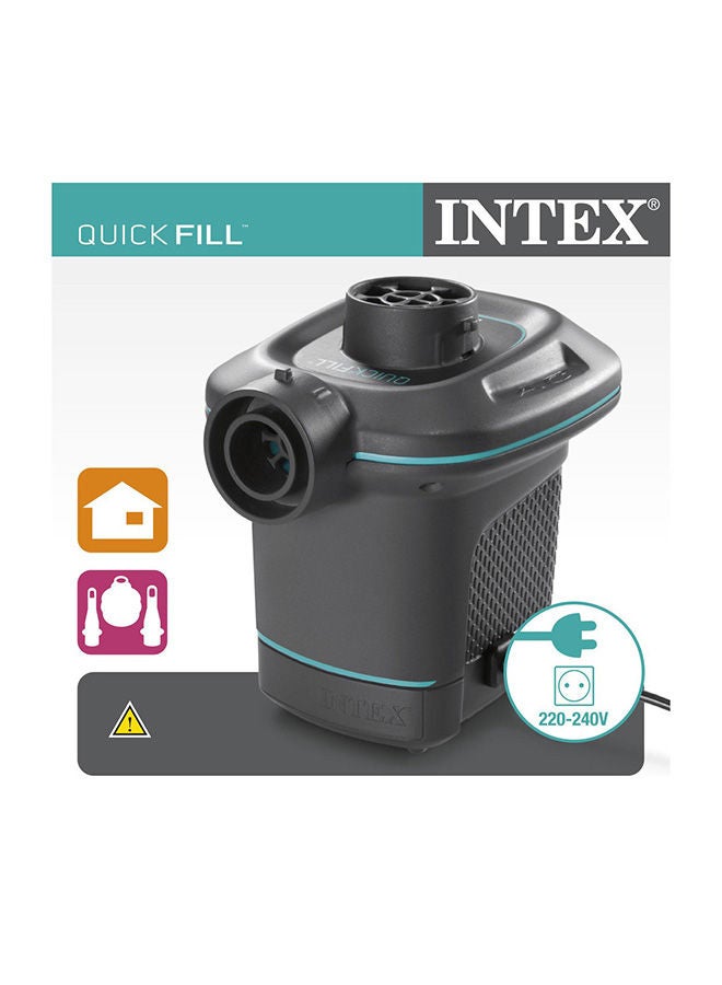INTEX Quick Fill Indoor Electric Pump 14.29x12.38x14.29cm  - Image 2