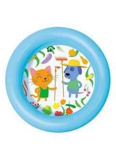 Bestway 2-Ring Baby Pool, Round - Blue 61x15cm  - Image 1