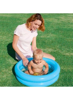 Bestway 2-Ring Baby Pool, Round - Blue 61x15cm  - Image 4