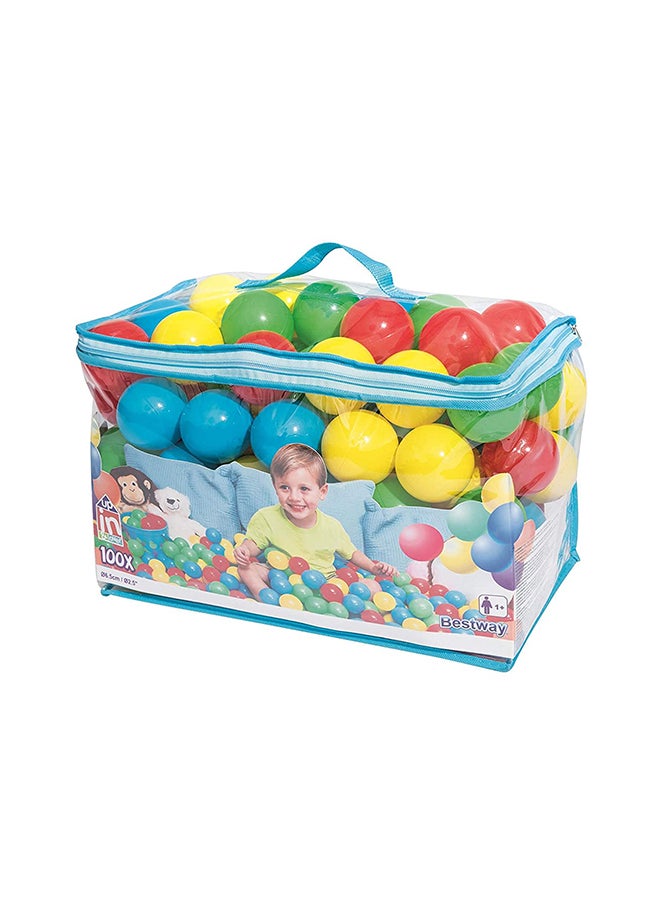 Bestway - 100-Piece Splash And Play Bouncing Balls 6.5cm - Image 1