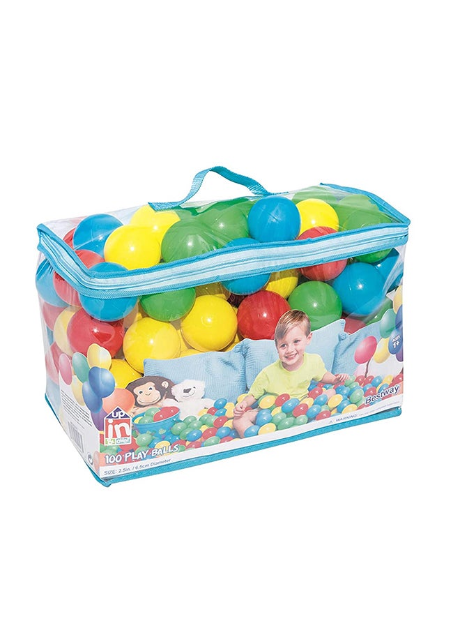 Bestway - 100-Piece Splash And Play Bouncing Balls 6.5cm - Image 1