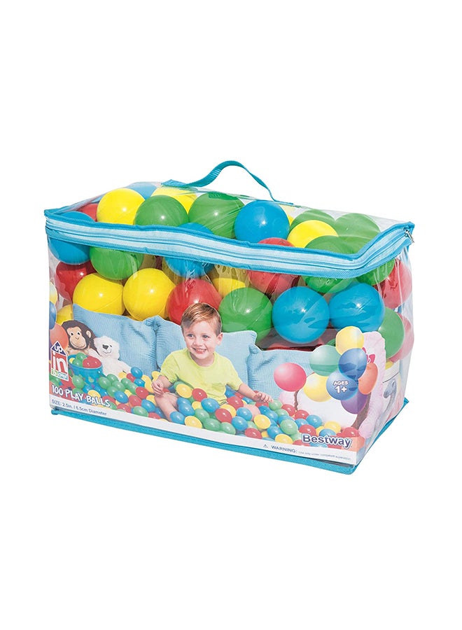 Bestway - 100-Piece Splash And Play Bouncing Balls 6.5cm - Image 1