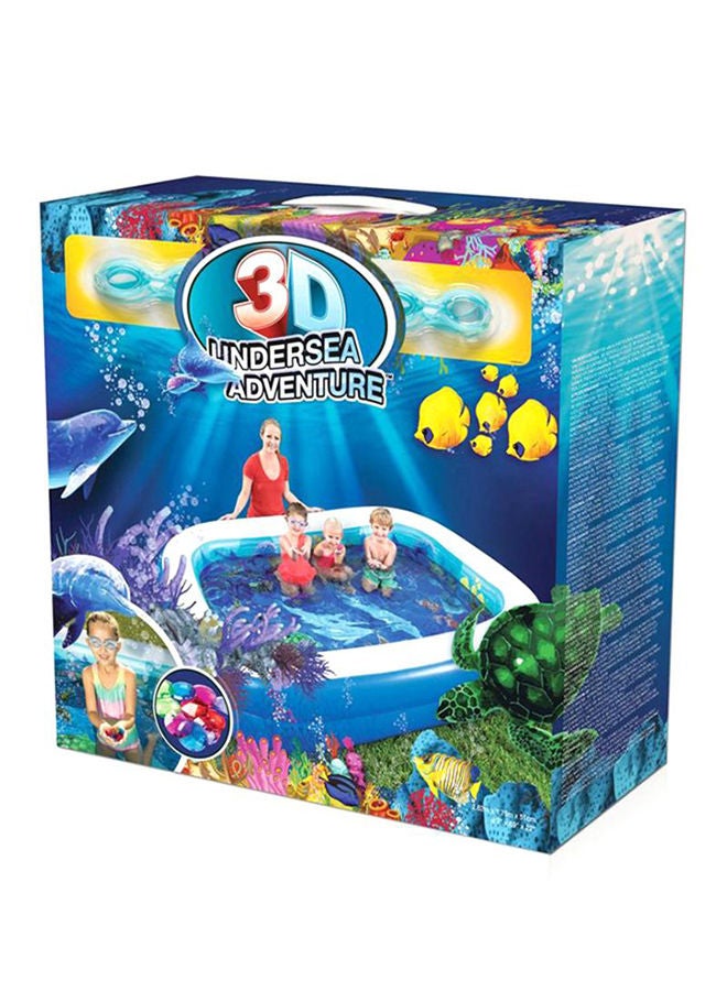 Bestway 3D Undersea Adventure Pool 262x175cm  - Image 2
