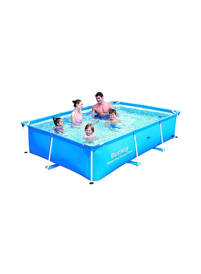 بست واي حوض سباحة ديلوكس سبلاش بإطار للأطفال 259x170x61سم