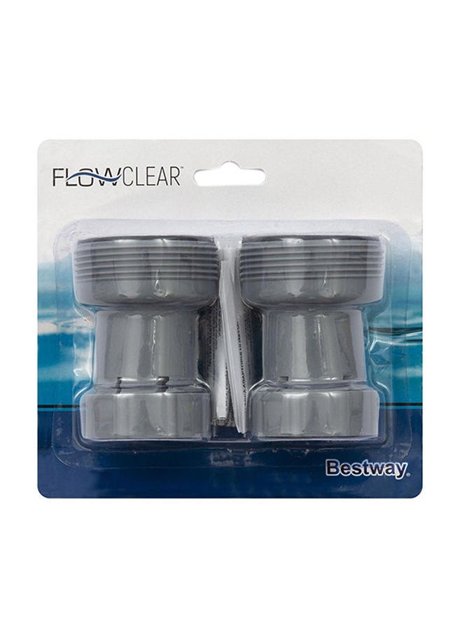 Bestway - 2-Piece Flowclear Hose Adaptor Set Pool Accessories 38mm 38mm - Image 1