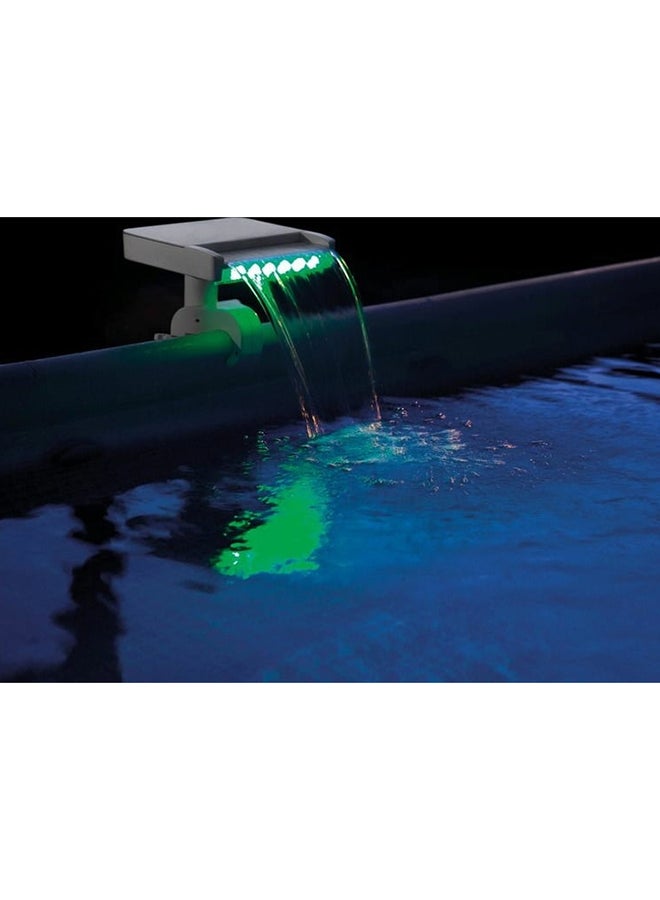 INTEX - Led Multi-Coloured Waterfall Cascade 22x33x29cm - Image 1