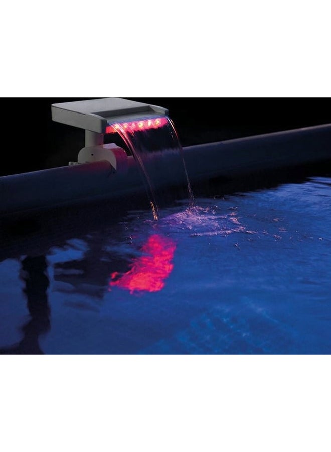 INTEX - Led Multi-Coloured Waterfall Cascade 22x33x29cm - Image 1