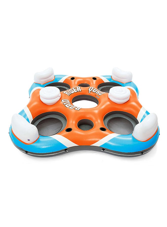 Bestway Hydroforce Rapid Rider Quad Inflatable Island Tube 255 x 53cm - Image 1