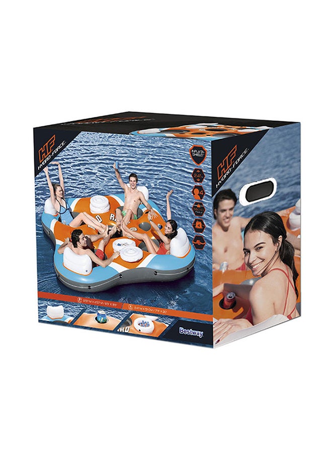 Bestway Hydroforce Rapid Rider Quad Inflatable Island Tube 255 x 53cm - Image 2