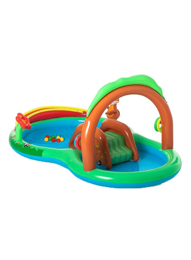 Bestway Friendly Woods Paddling Pool Play Centre 295x199x130cm  - Image 2
