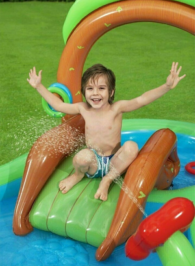 Bestway Friendly Woods Paddling Pool Play Centre 295x199x130cm  - Image 5
