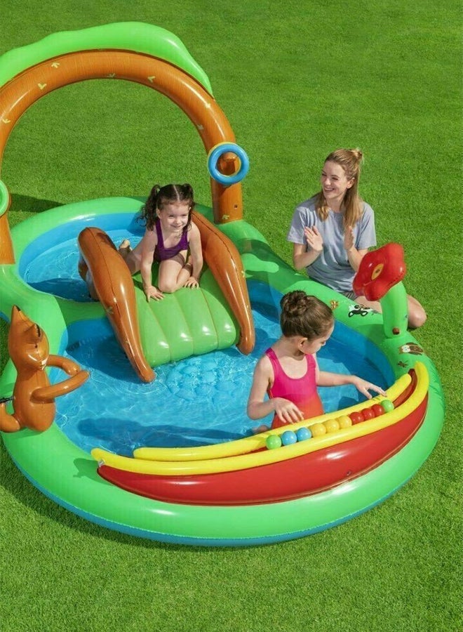 Bestway Friendly Woods Paddling Pool Play Centre 295x199x130cm  - Image 4