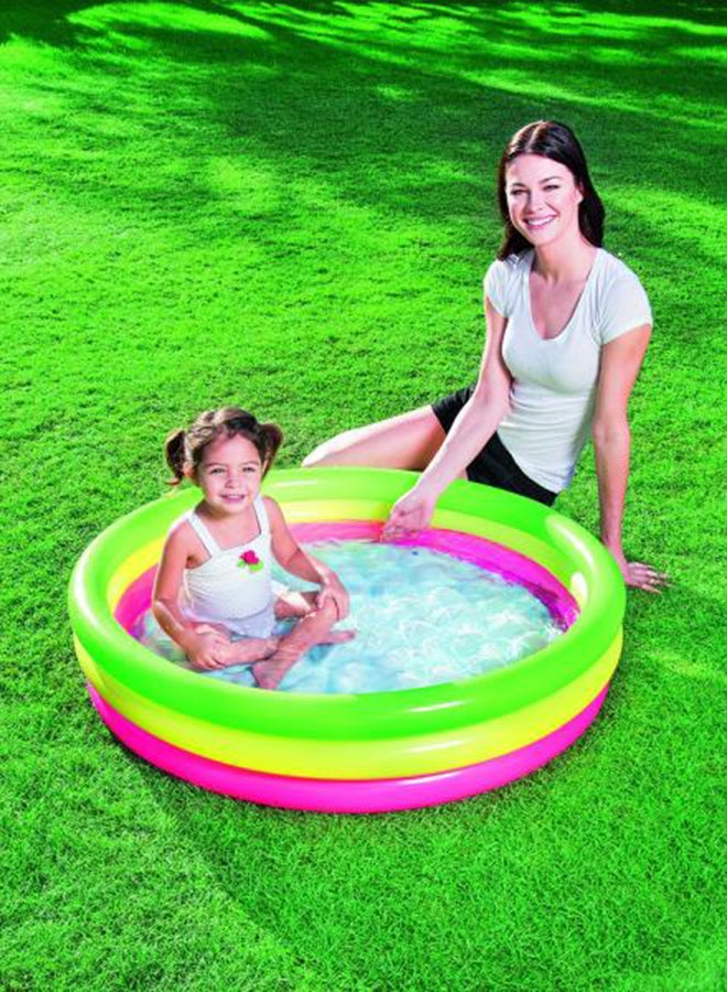Bestway Inflatable 3-Rings Summer Pool 620Liters - Image 3