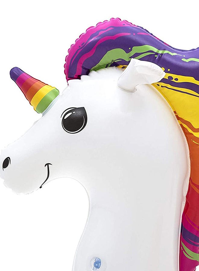 Bestway Unicorn Shaped Inflatable Rider Float 91.73x61.42x53.74inch - Image 3