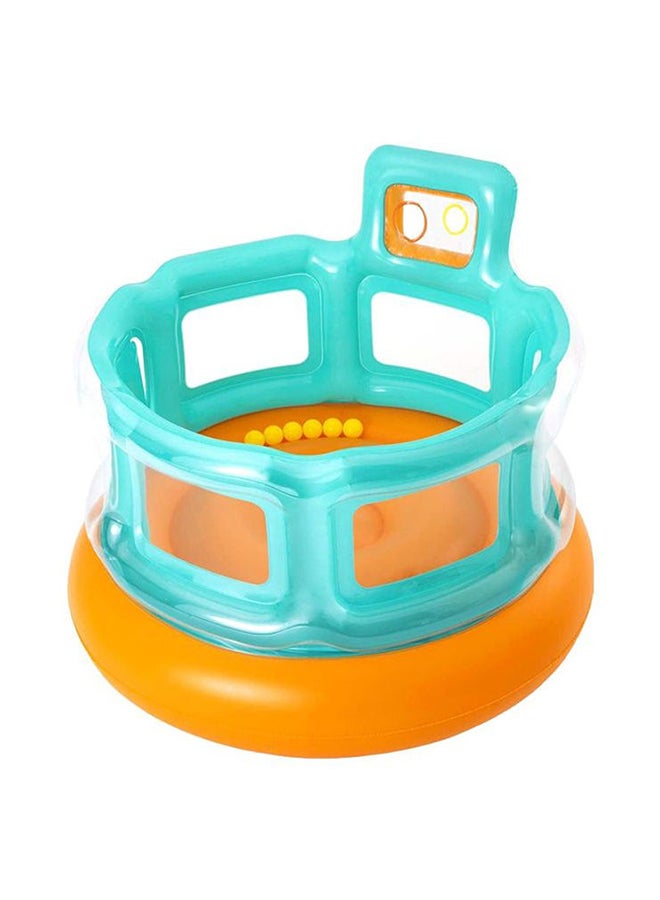Bestway - Up, In And Over Hops 'N Hoops Bouncer With Repair Patch 1.52x1.52x1.17meter - Image 1