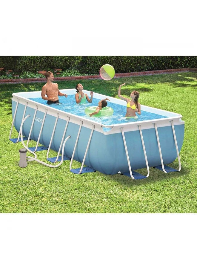 INTEX Prism Frame Rectangular Swimming Pool 488x244x107cm  - Image 2
