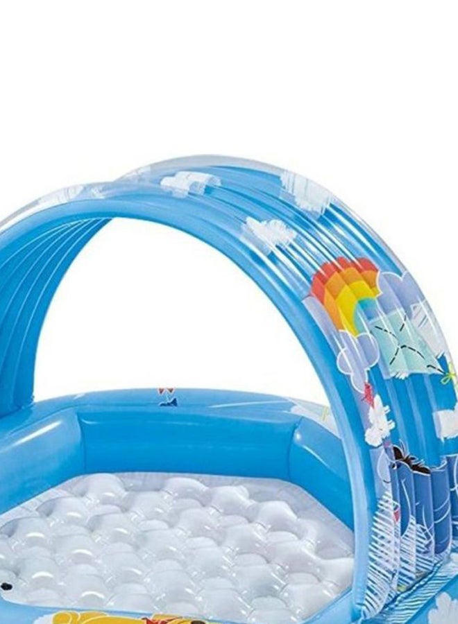 INTEX Winnie The Pooh Baby Inflatable Foldable Portable Lightweight Swimming Pool 109x102x71cm  - Image 5