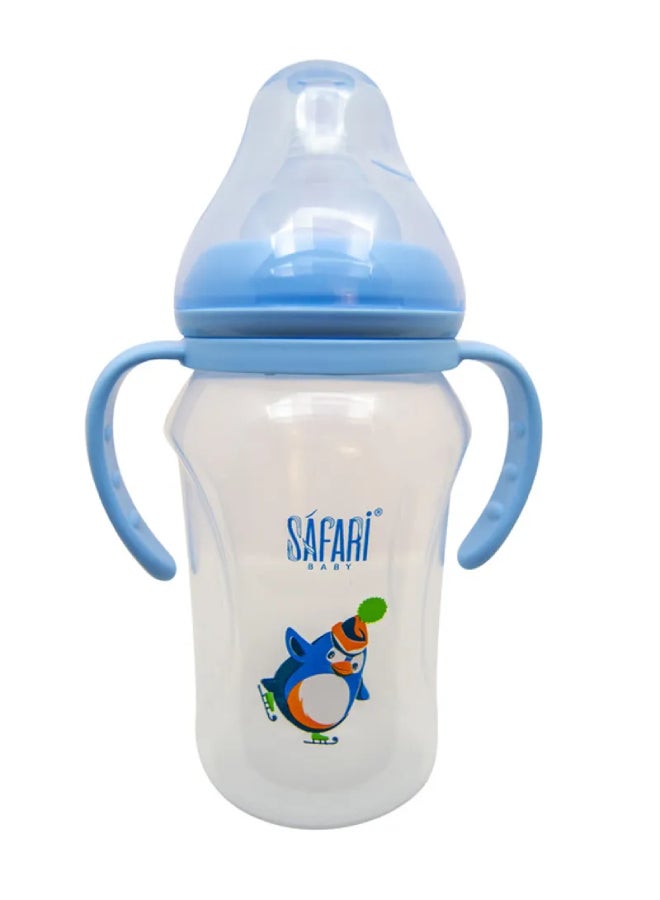 Safari - Wide Neck Feeding Bottle 270Ml With Handle - Image 1